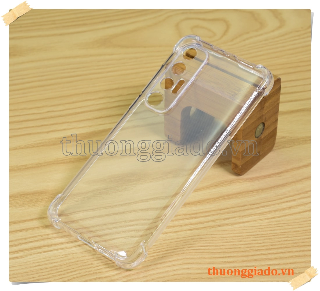 Ốp lưng silicone Mi 10S, ốp dẻo trong suốt, tăng cường chống sốc 4 góc