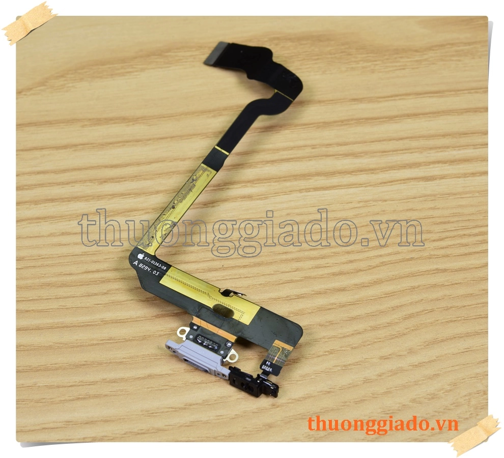 Thay cáp chân sạc iPhone Xs (5.8") gồm míc nghe gọi đàm thoại, hàng zin hãng