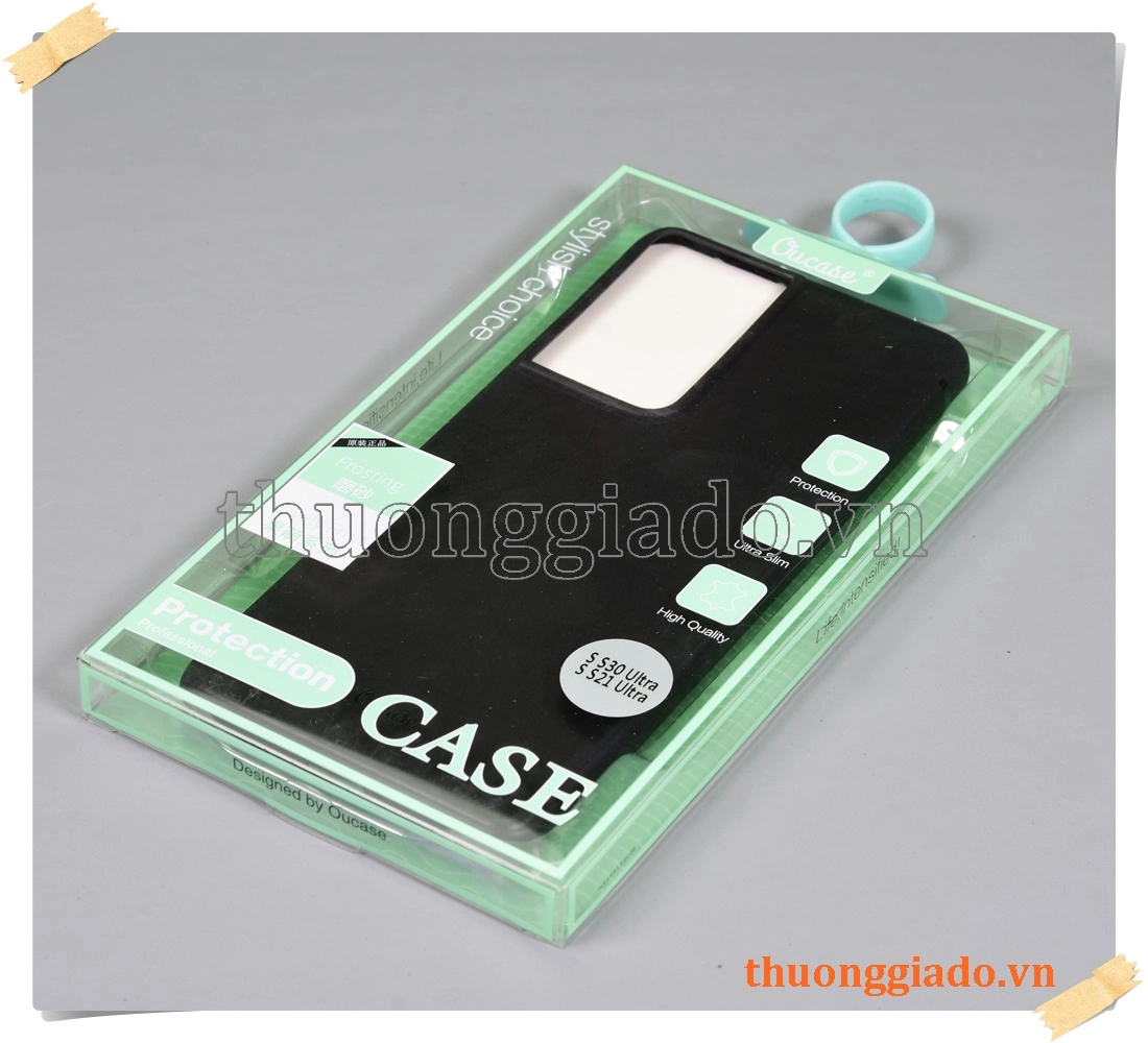 Ốp lưng silicone Samsung Galaxy S21 Ultra SM-G998, ốp dẻo màu đen hiệu VU case