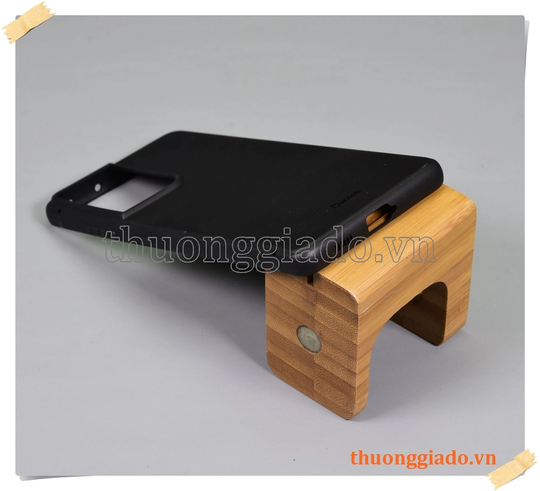 Ốp lưng silicone Samsung Galaxy S21 Ultra SM-G998, ốp dẻo màu đen hiệu VU case