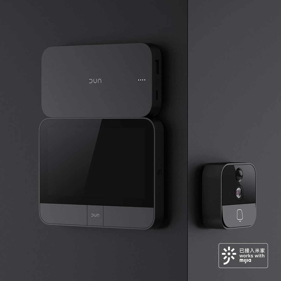 Bộ chuông cửa thông minh Xiaomi DUN M100MX (kèm cả pin sạc 4500mAh PB101X)