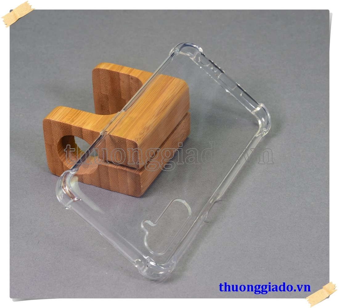 Ốp lưng silicone Realme 6 Pro, ốp dẻo trong suốt tăng cường chống sốc 4 góc