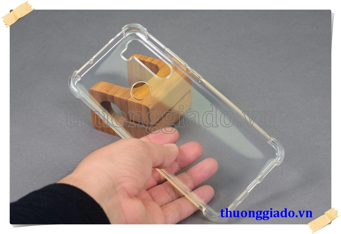 Ốp lưng HTC U20 5G, ốp dẻo trong suốt tăng cường chống sốc 4 góc