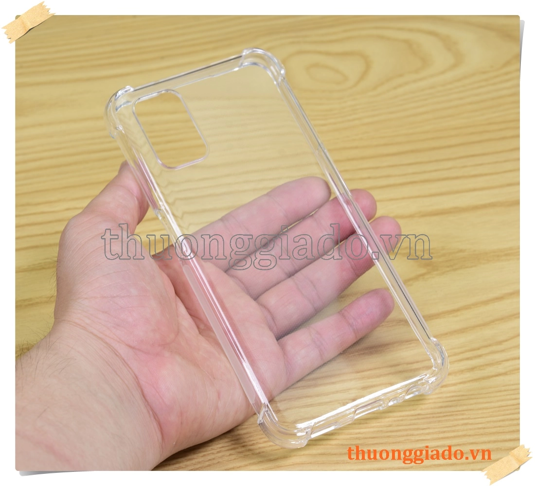 Ốp lưng silicone Oppo A52 (2020), ốp dẻo trong suốt tăng cường chống sốc 4 góc