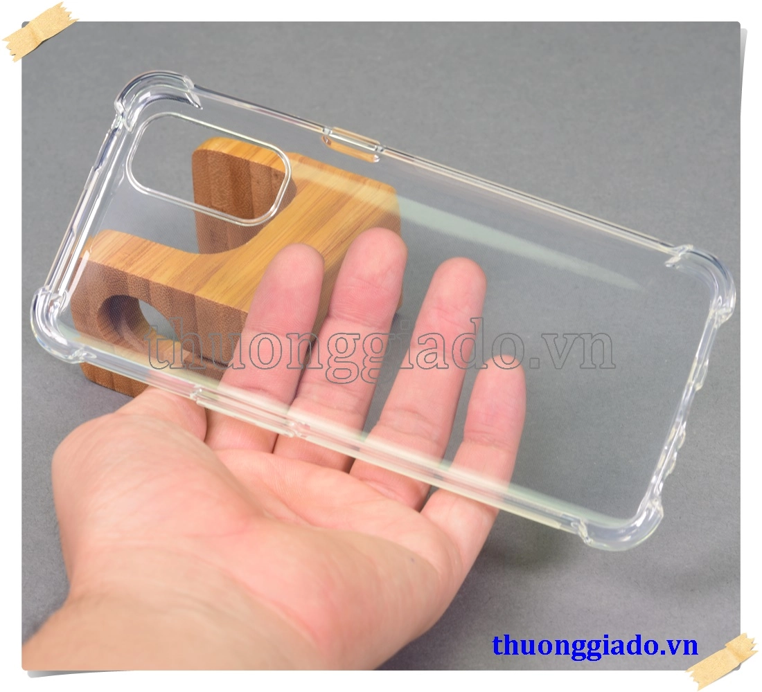 Ốp lưng silicone Oppo Reno 4 (4G), ốp dẻo trong suốt chống sốc 4 góc