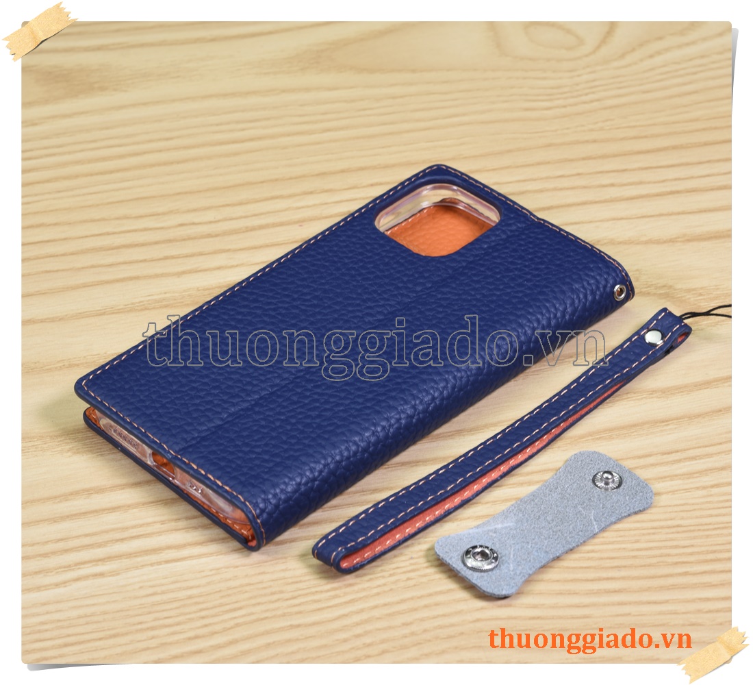 Bao da cầm tay cho iPhone 12 Pro (6.1 inch), iPhone 12 (6.1 inch), da bò, flip leather case