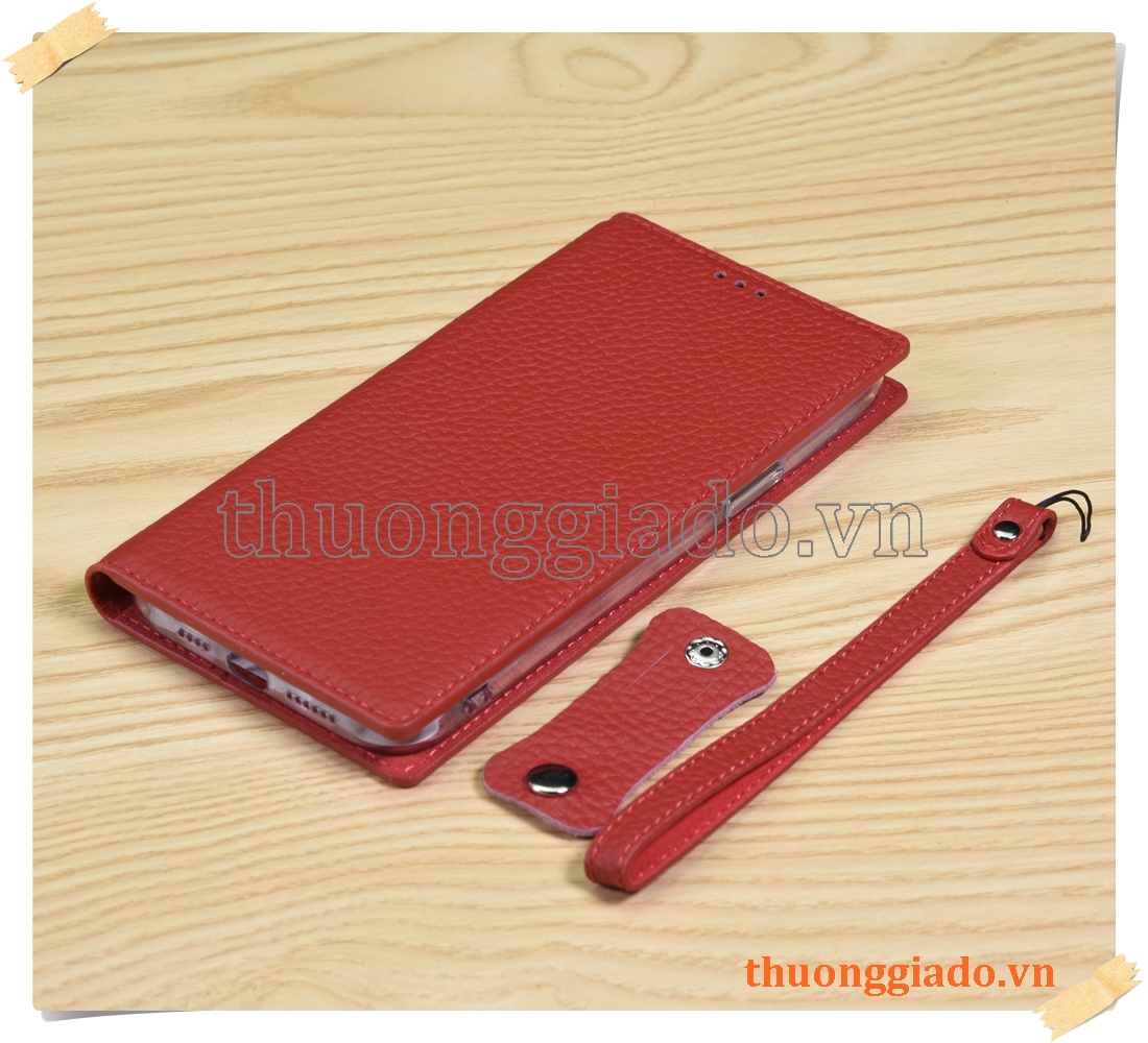 Bao da cầm tay iPhone 12 Pro Max (da bò) flip leather case