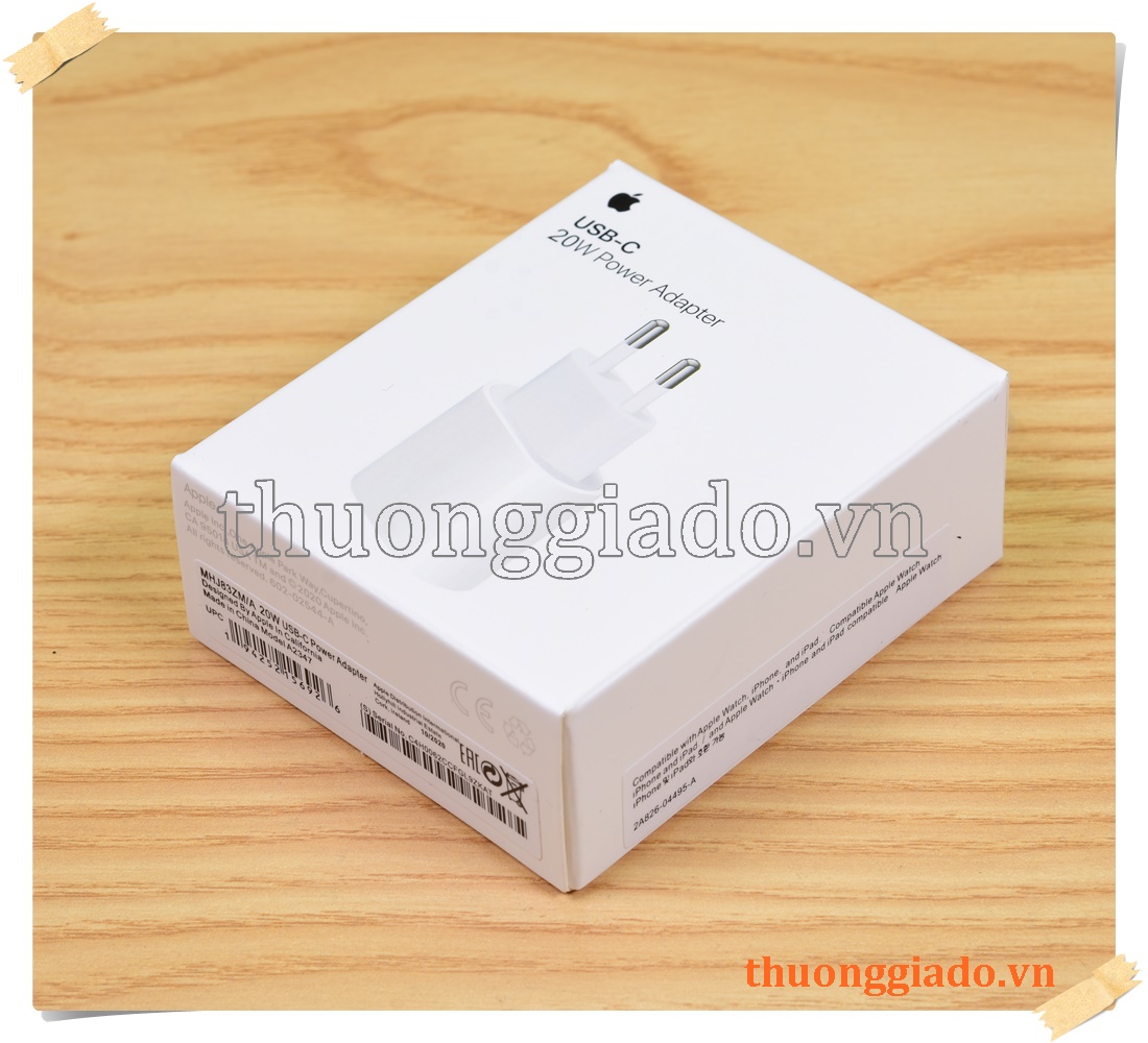 Củ sạc nhanh Apple 20W USB-C A2347 chính hãng, iPhone 12 Pro Max