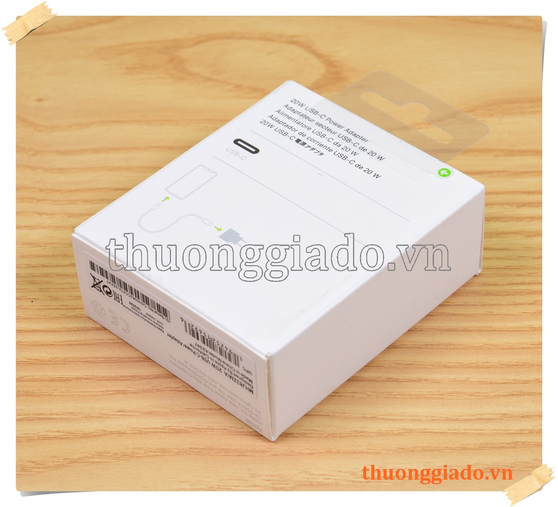 Củ sạc nhanh Apple 20W USB-C A2347 chính hãng, iPhone 12 Pro Max
