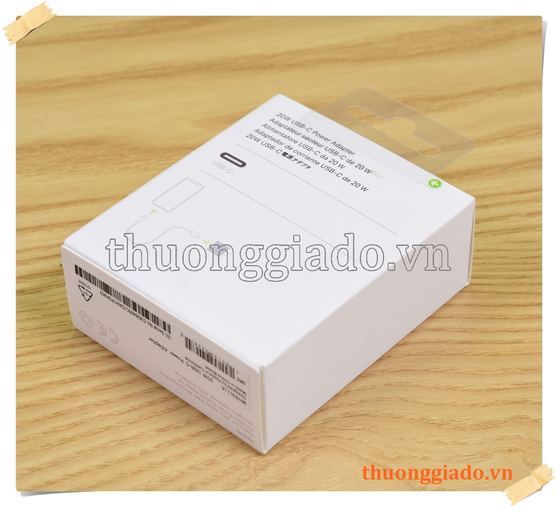 Củ sạc nhanh Apple 20W USB-C A2305 chính hãng iPhone 12 Pro Max, iPhone 12 Pro (6.1 inch)