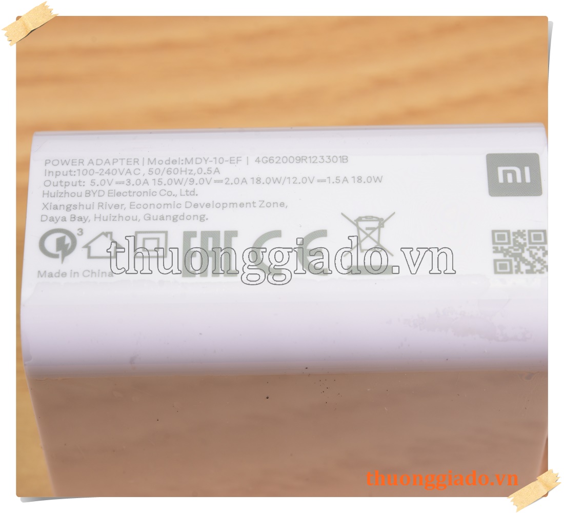 Củ sạc nhanh Xiaomi 18W MDY-10-EF