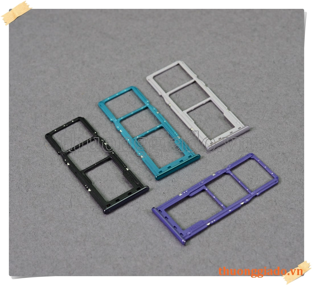 Khay sim Samsung Galaxy A50s, 03 ngăn đựng trong 01, (nano sim, micro sd)