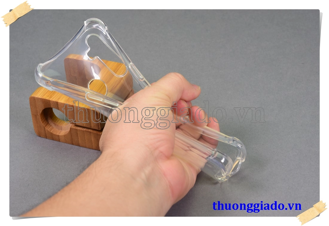 Ốp lưng silicone Realme 5, ốp dẻo trong suốt chống sốc 4 góc