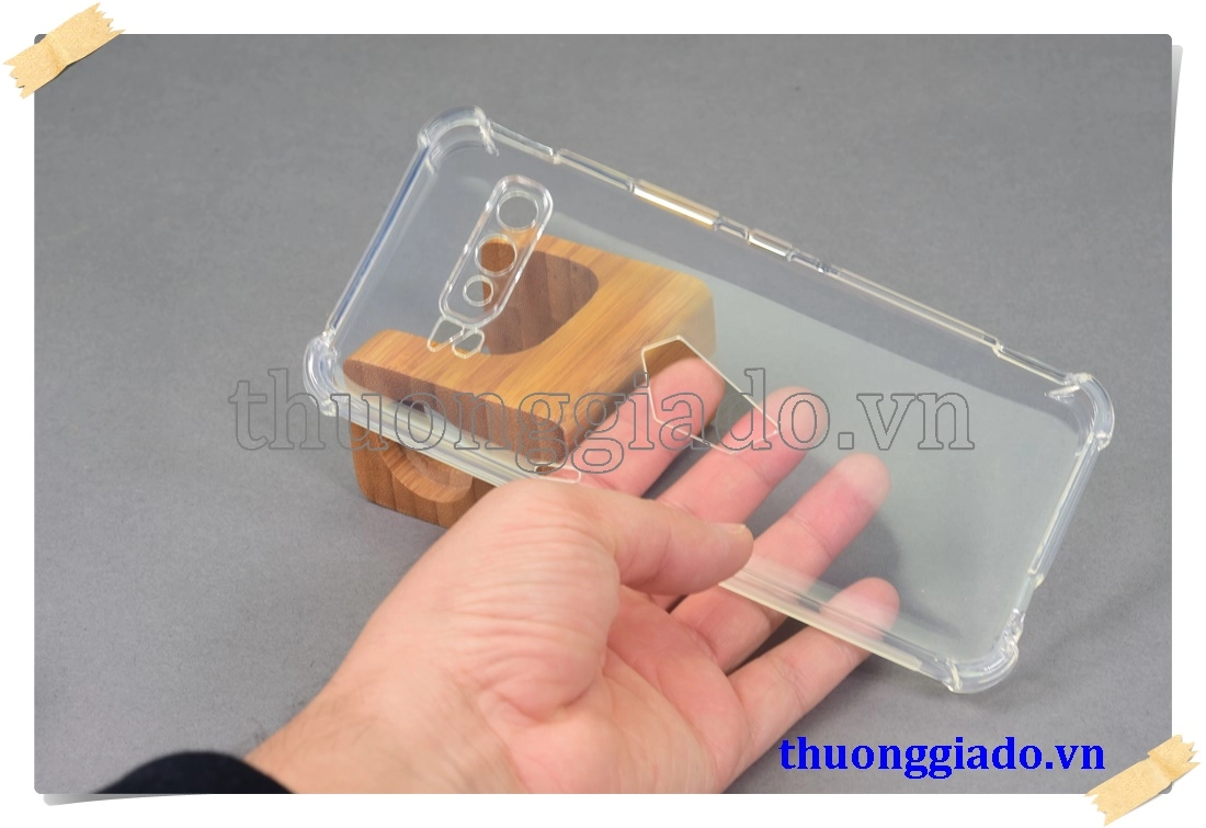 Ốp lưng silicone Asus Rog Phone 3 ZS661KS, ốp lưng dẻo trong suốt chống sốc 4 góc