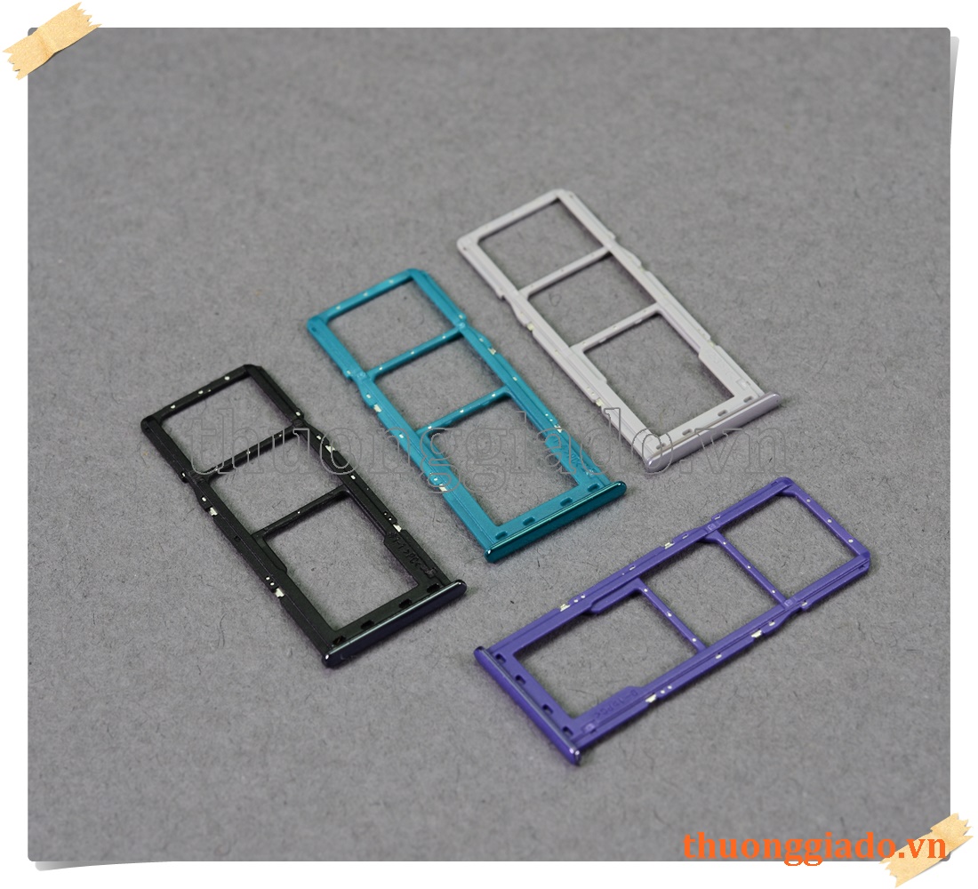 Khay sim Samsung Galaxy A50s, 03 ngăn đựng trong 01, (nano sim, micro sd)