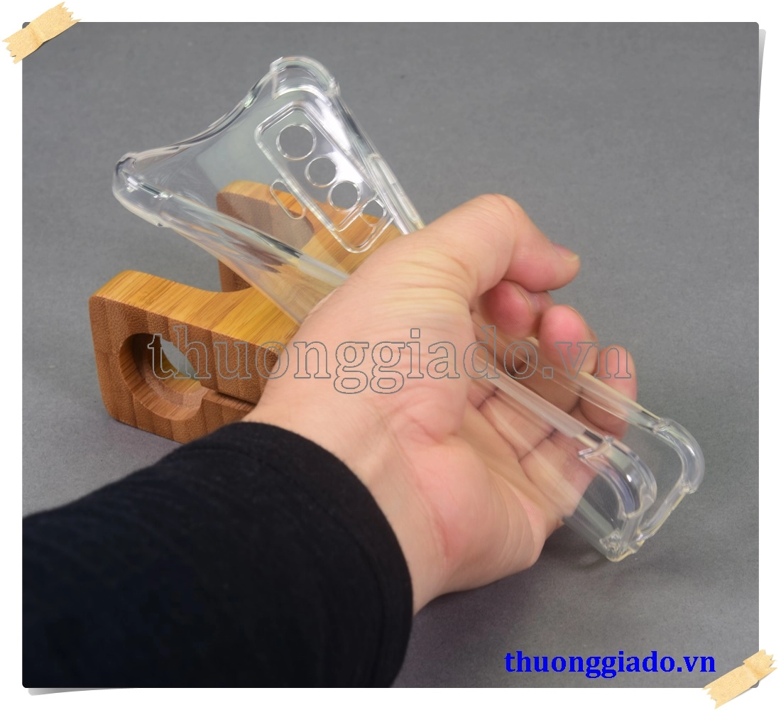 Ốp lưng silicone Vivo X50, ốp dẻo trong suốt tăng cường chống sốc 4 góc