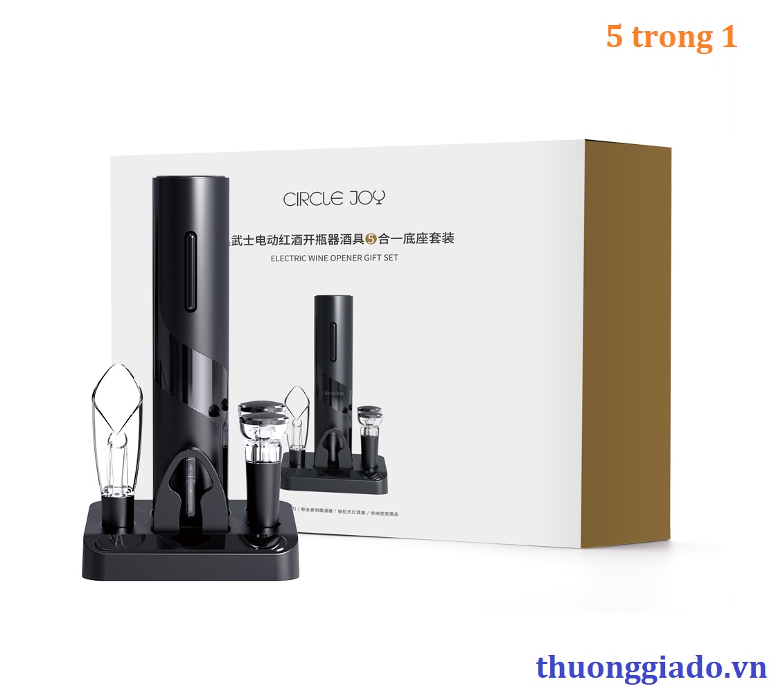 Máy vặn mở nút chai rượu vang Xiaomi Circle Joy CJ-TZ08 (5 in 1)