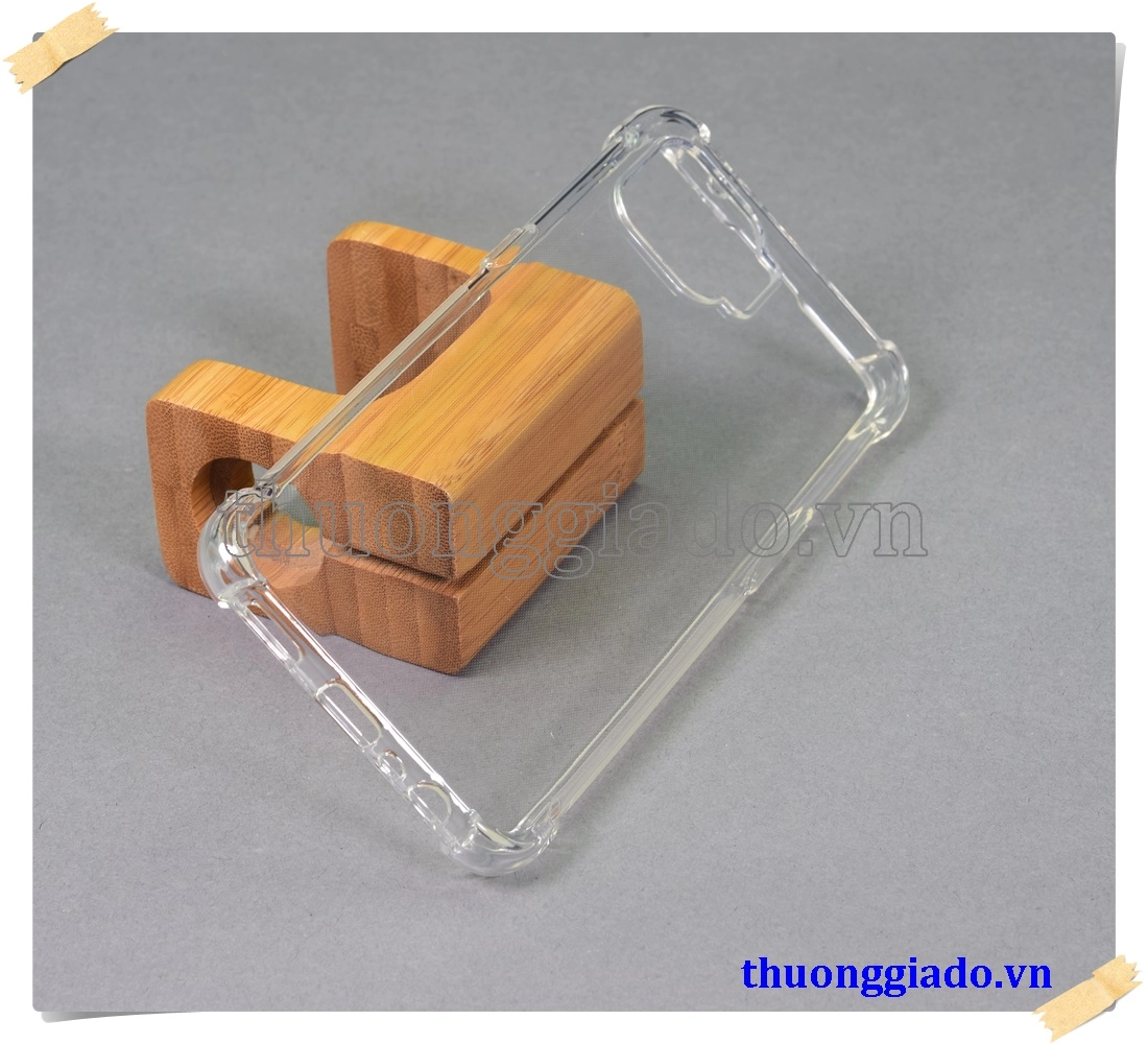 Ốp lưng silicone Oppo F17 Pro, ốp dẻo trong suốt tăng cường chống sốc 4 góc