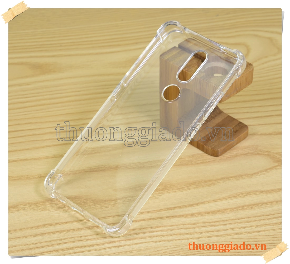 Ốp lưng silicone Nokia 2.4, ốp dẻo trong suốt tăng cường chống sốc 4 góc