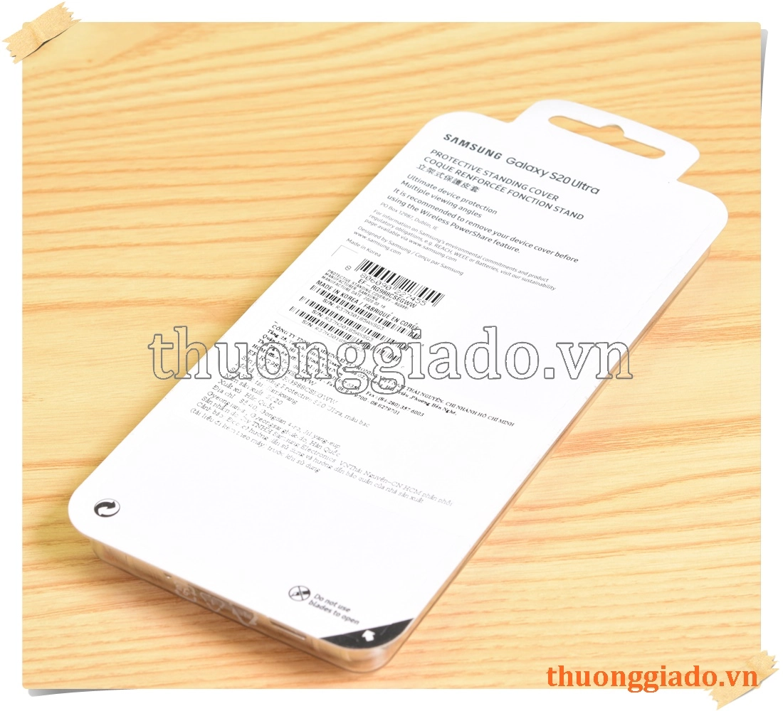 Ốp lưng bảo vệ Samsung Galaxy S20 Ultra Protective Standing Cover chính hãng (EF-RG988CSEG) Ốp lưng bảo vệ Samsung Galaxy S20 Ultra Protective Standing Cover chính hãng (EF-RG988CSEG)