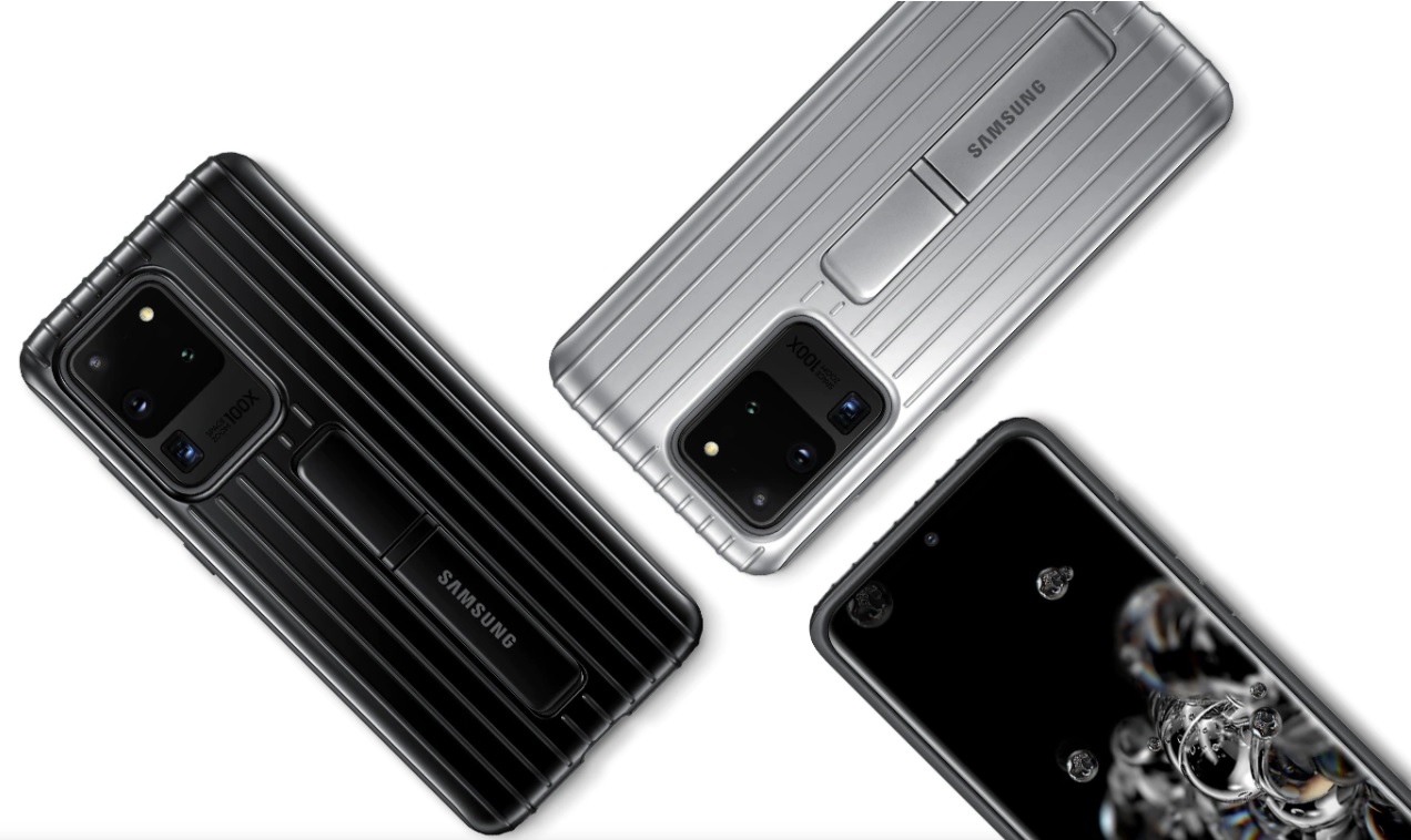 Ốp lưng bảo vệ Samsung Galaxy S20 Ultra Protective Standing Cover chính hãng (EF-RG988CSEG)