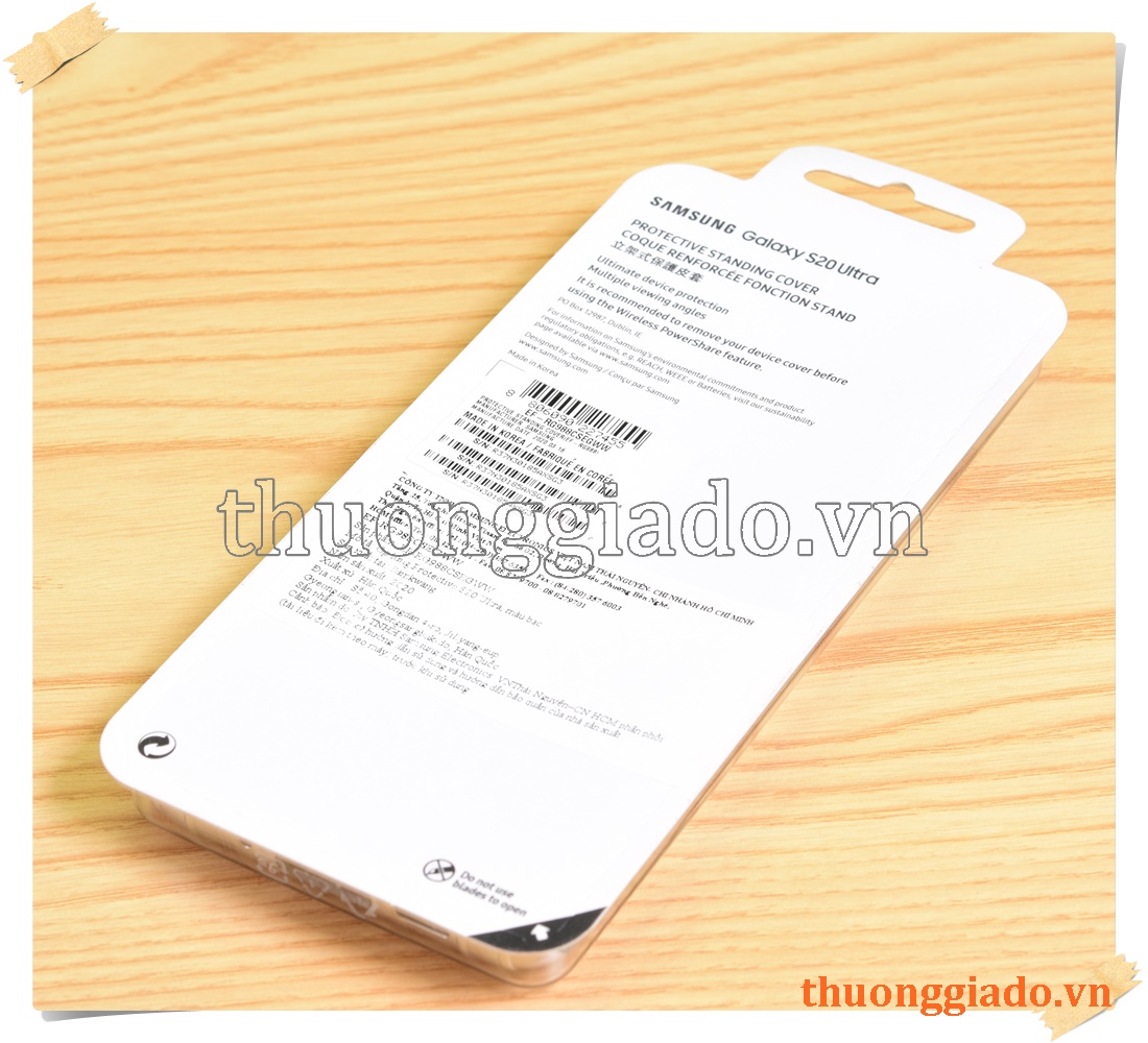 Ốp lưng bảo vệ Samsung Galaxy S20 Ultra Protective Standing Cover chính hãng (EF-RG988CSEG)