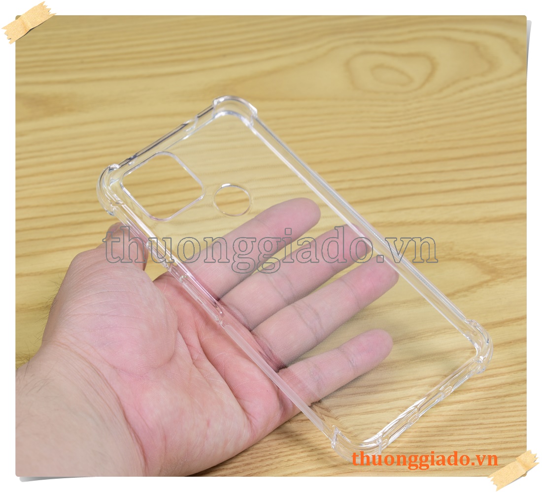 Ốp lưng silicone Google Pixel 4A (5G), ốp dẻo trong suốt, chống sốc 4 góc