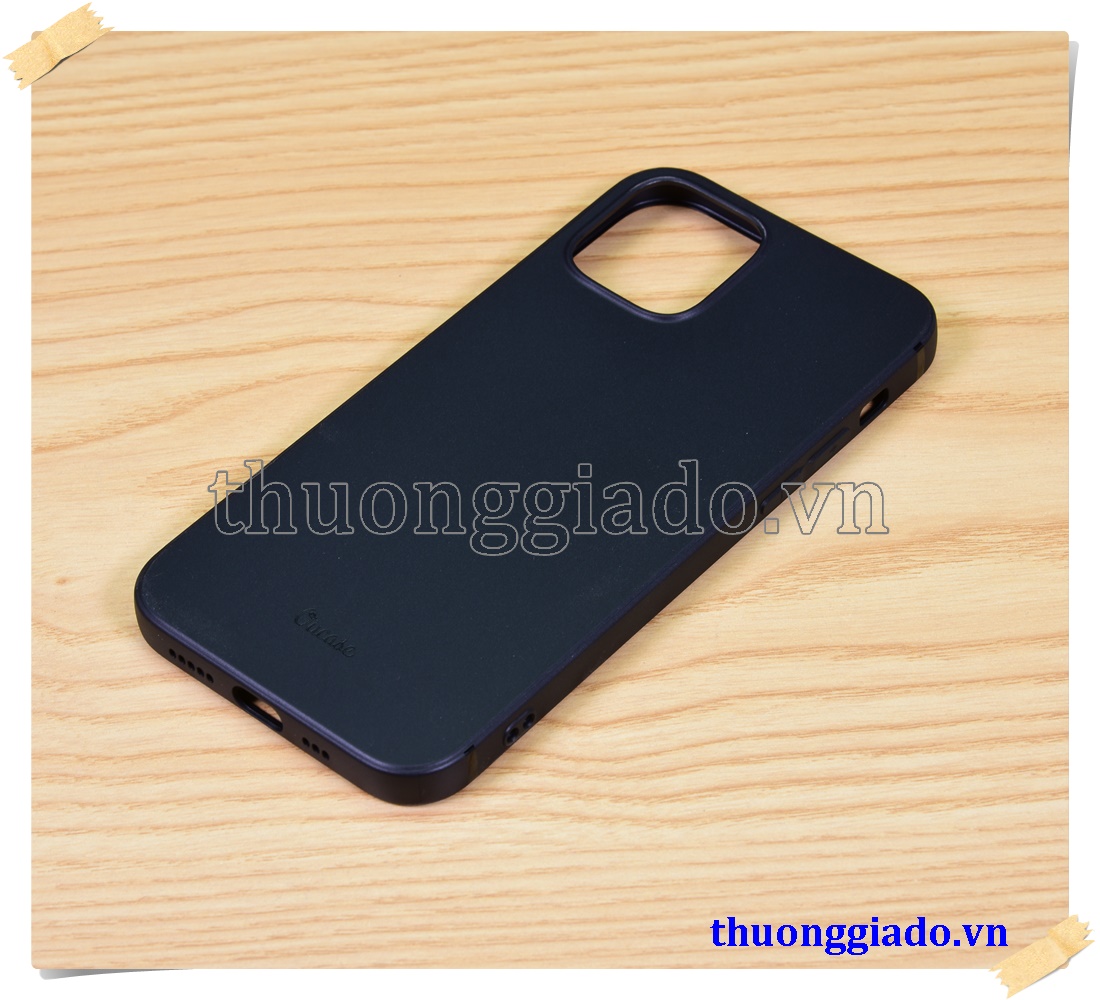Ốp lưng silicone màu đen Vu Case cho iPhone 12 Pro (6.1 inch)