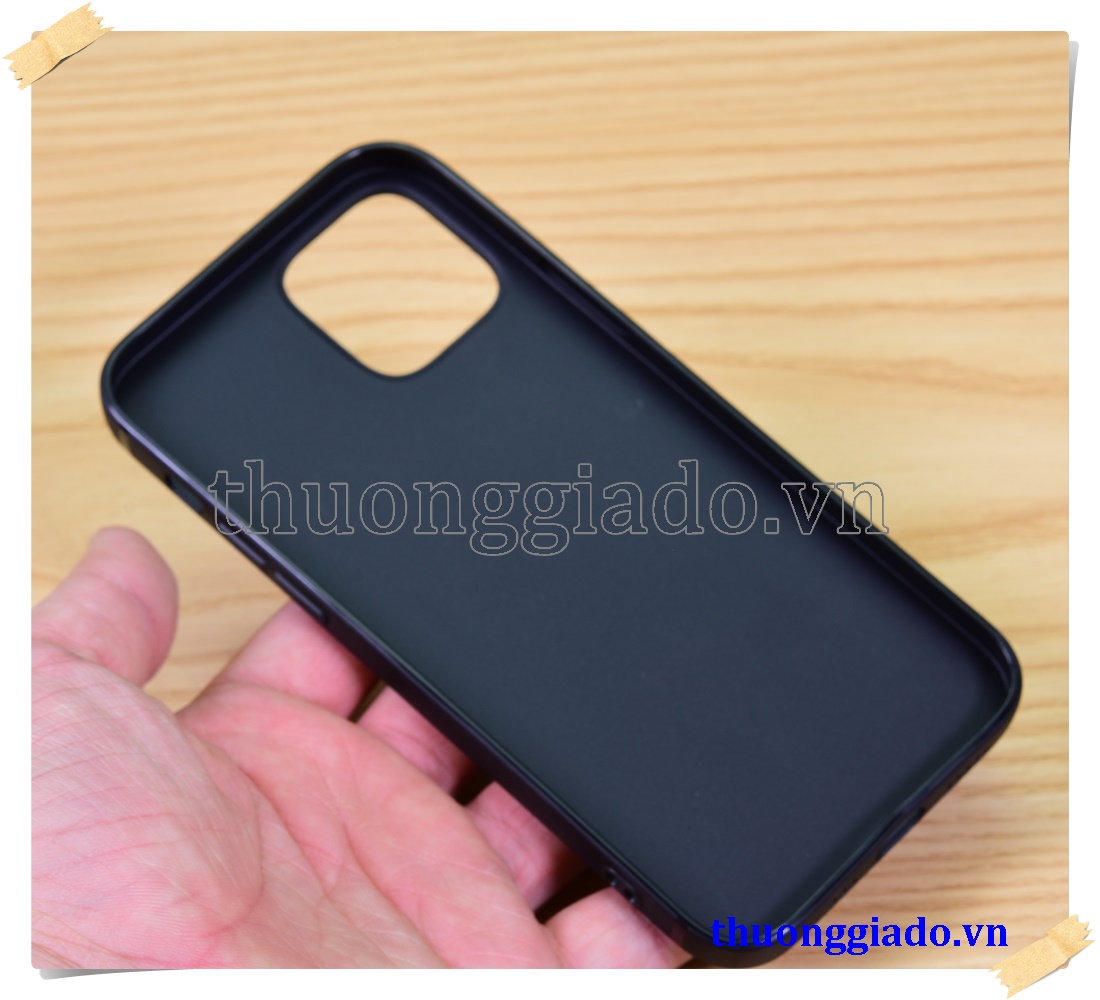 Ốp lưng silicone màu đen Vu Case cho iPhone 12 Pro (6.1 inch)