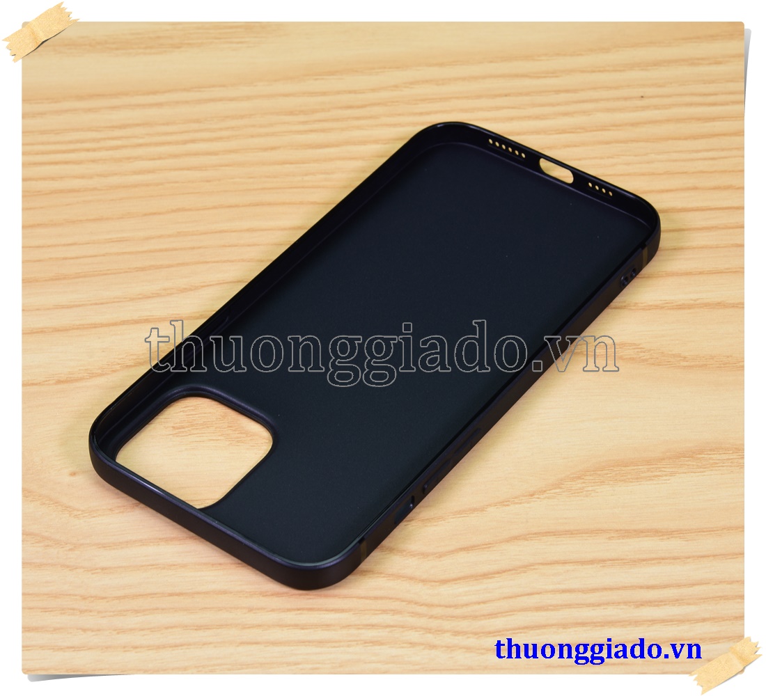 Ốp lưng silicone màu đen Vu Case cho iPhone 12 Pro Max