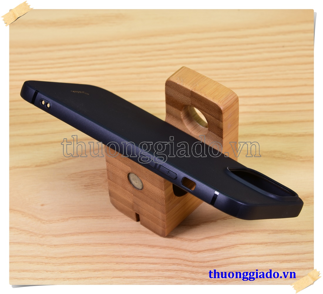 Ốp lưng silicone màu đen Vu Case cho iPhone 12 Pro Max