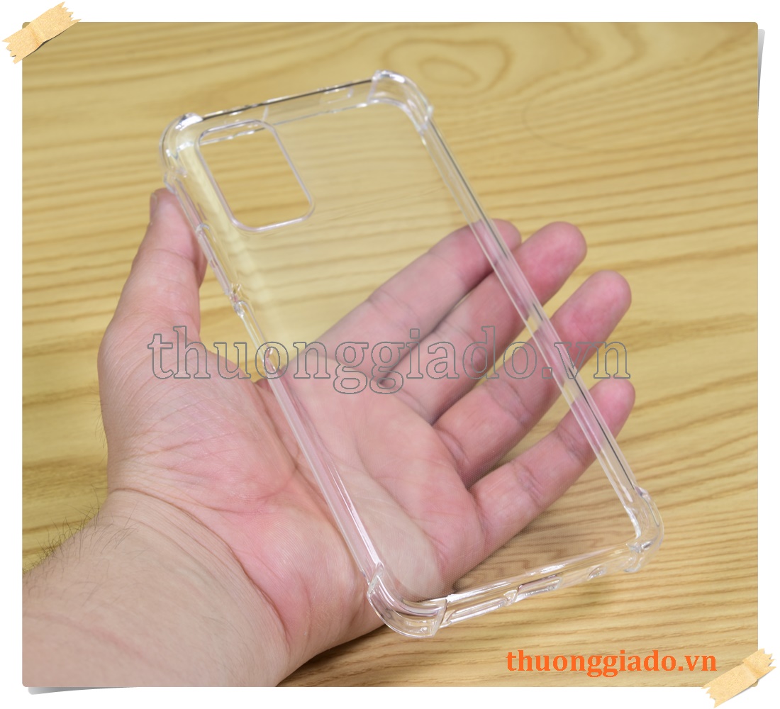 Ốp lưng silicone Mi Poco M3, ốp dẻo trong suốt, tăng cường chống sốc 4 góc