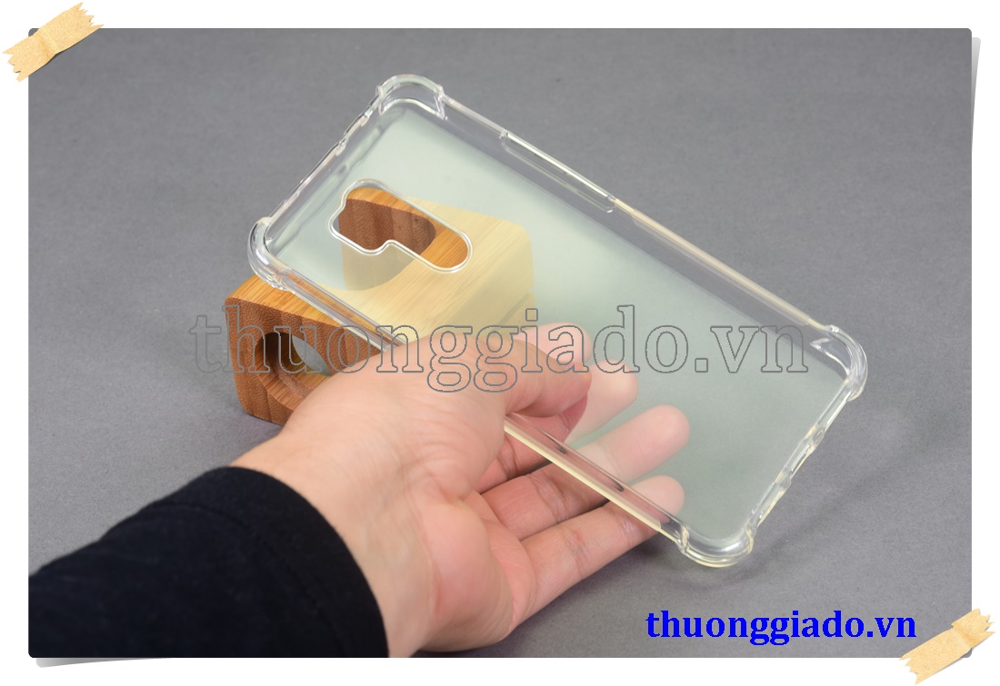 Ốp lưng silicone Mi Redmi 9 (6.53 inch), ốp dẻo trong suốt chống sốc 4 góc