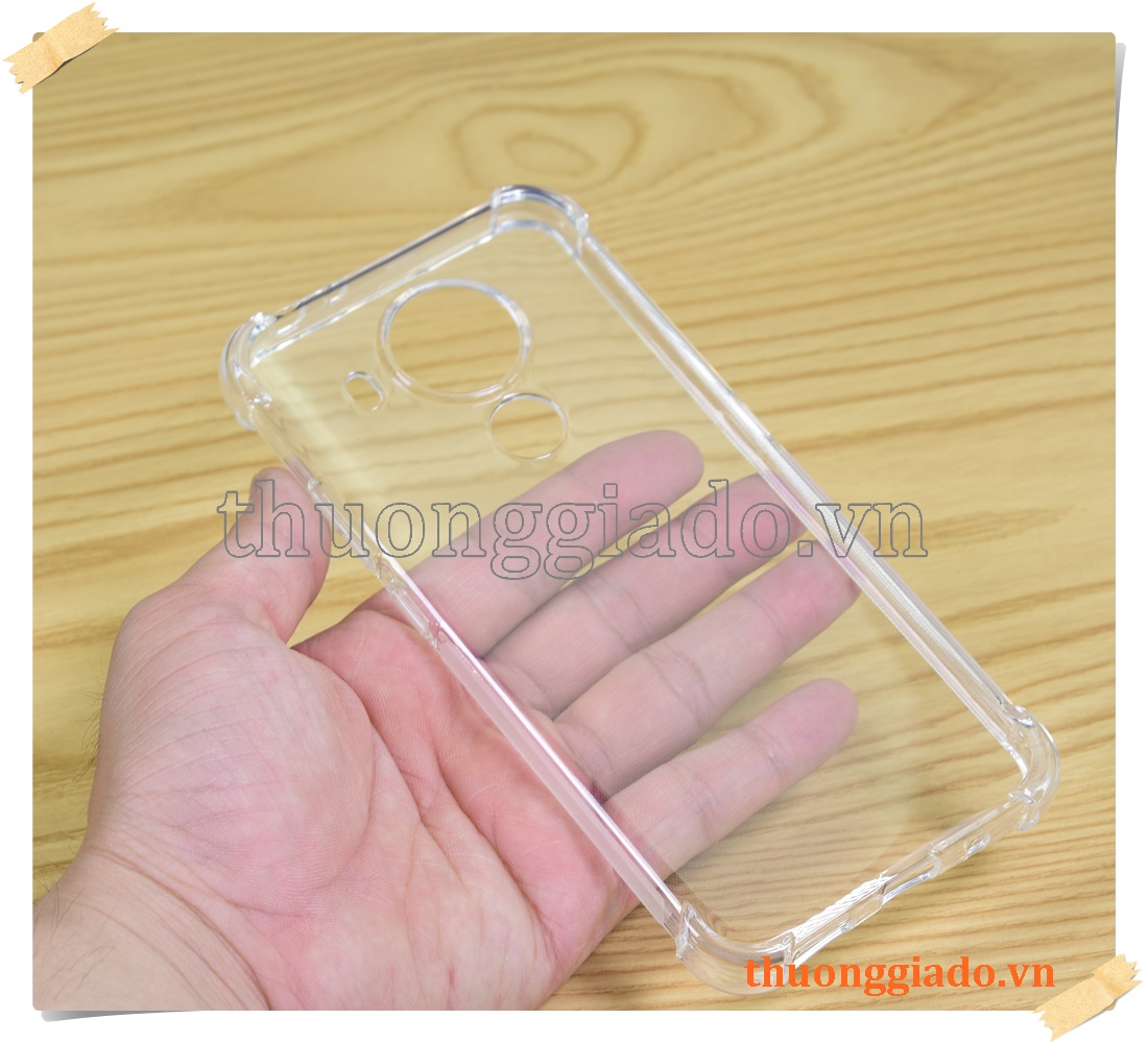 Ốp lưng silicone Nokia 5.4, ốp dẻo trong suốt, tăng cường chống sốc 4 góc