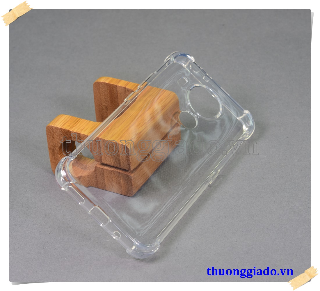 Ốp lưng silicone Nokia 7.3, ốp dẻo trong suốt tăng cường chống sốc 4 góc