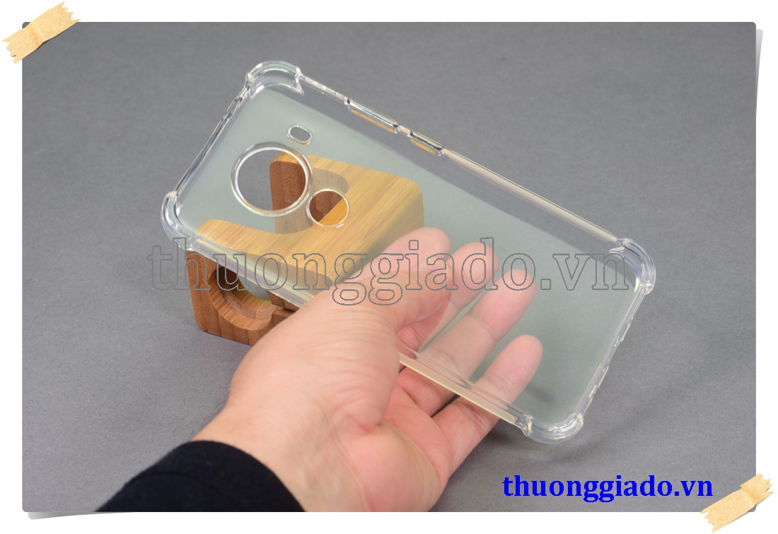 Ốp lưng silicone Nokia 7.3, ốp dẻo trong suốt tăng cường chống sốc 4 góc