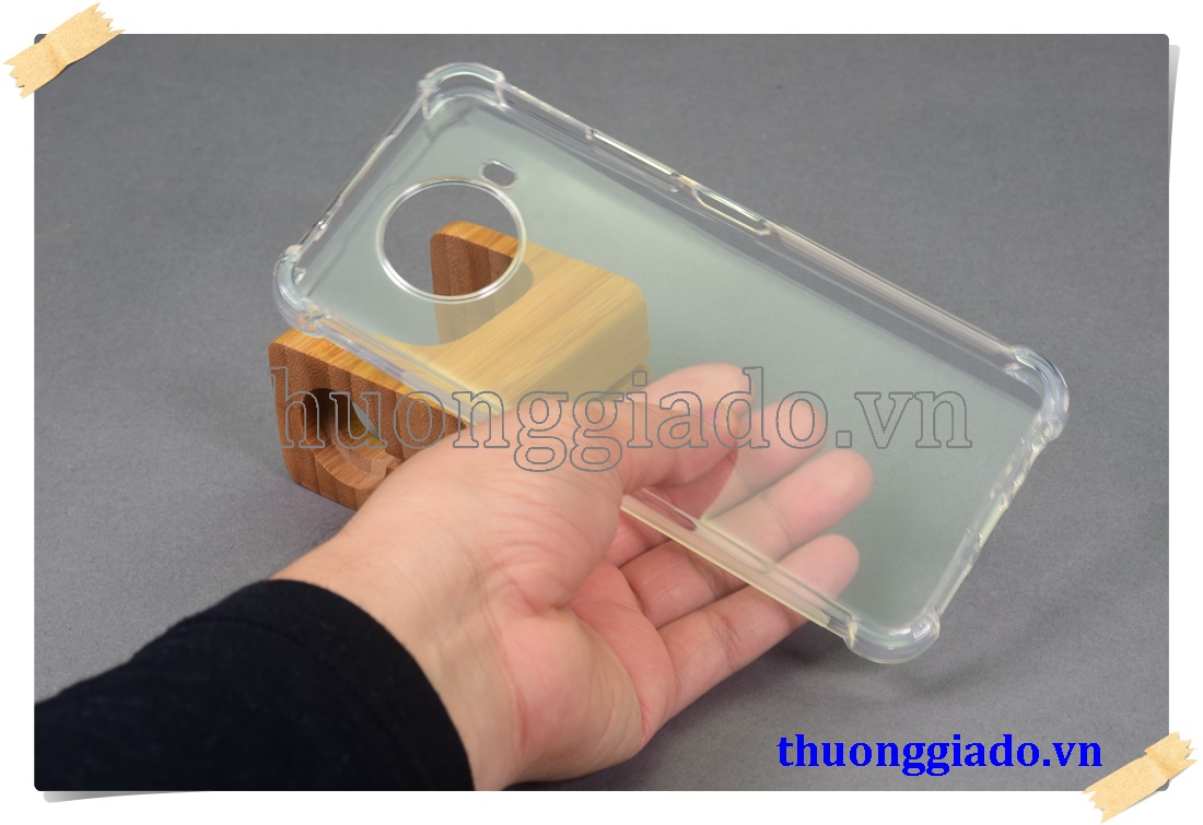 Ốp lưng silicone Nokia 8.3 5G, ốp dẻo trong suốt tăng cường chống sốc 4 góc