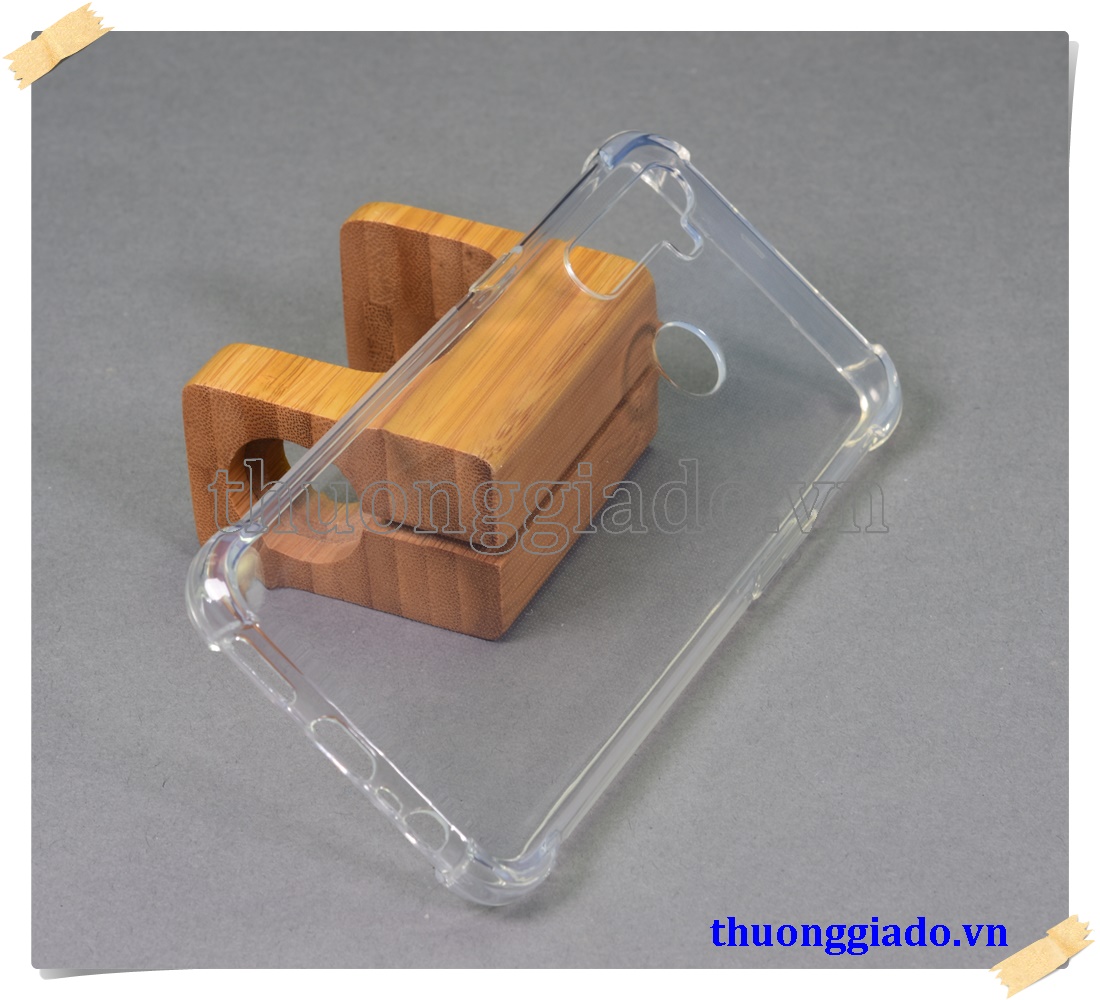 Ốp lưng silicone Realme 5, ốp dẻo trong suốt chống sốc 4 góc