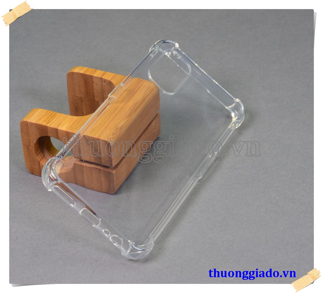 Ốp lưng silicone Realme 7 Pro, ốp dẻo trong suốt tăng cường chống sốc 4 góc