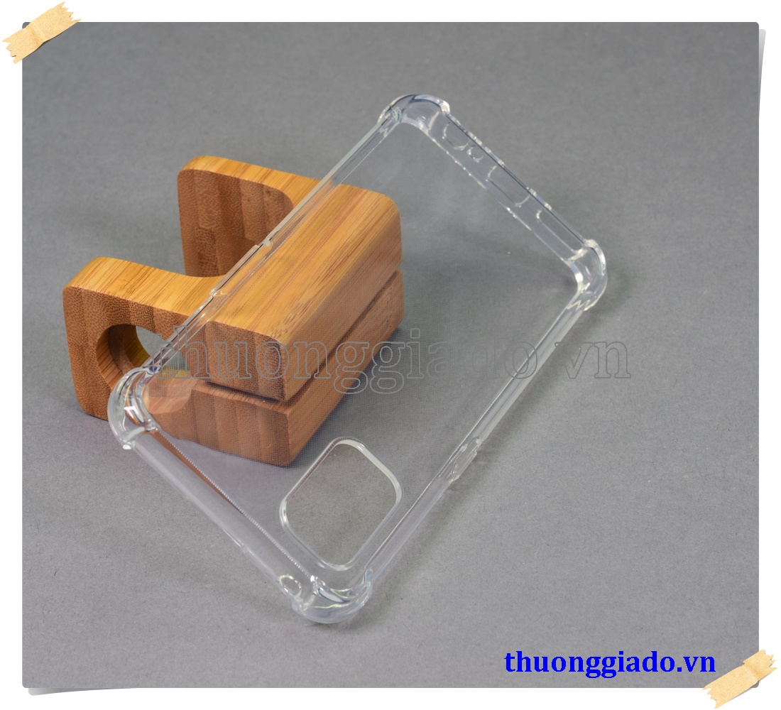 Ốp lưng silicone Realme 7 Pro, ốp dẻo trong suốt tăng cường chống sốc 4 góc