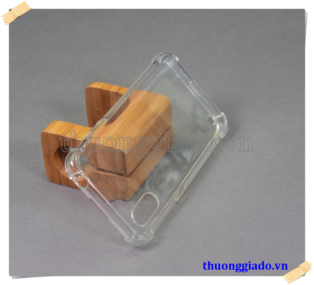 Ốp lưng silicone Samsung Galaxy A01, ốp dẻo trong suốt chống sốc 4 góc