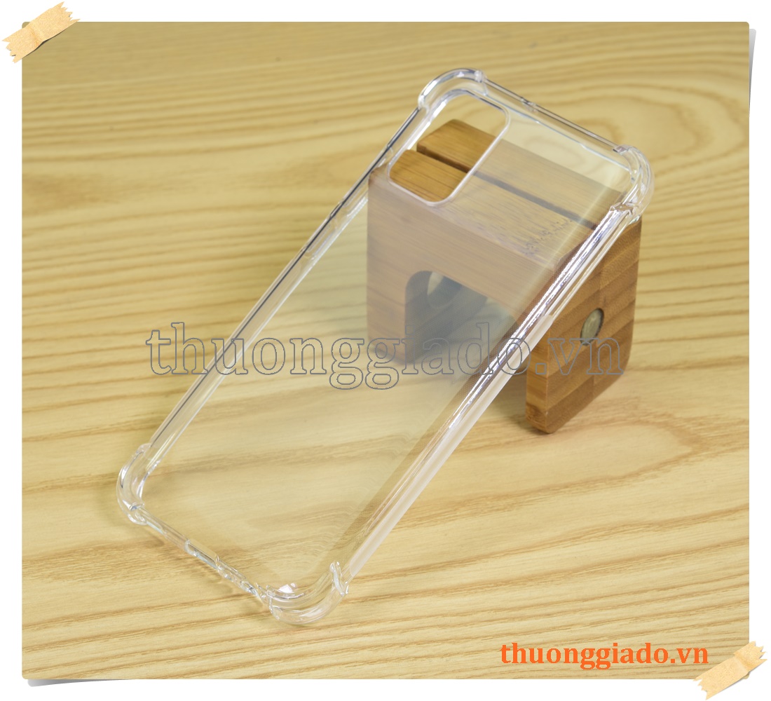 Ốp lưng silicone Samsung Galaxy A02S, ốp dẻo trong suốt, chống sốc 4 góc