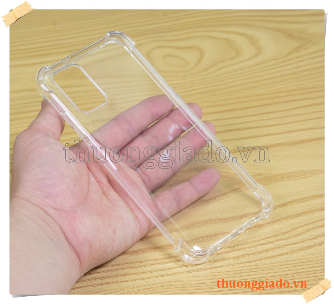 Ốp lưng silicone Samsung Galaxy A02S, ốp dẻo trong suốt, chống sốc 4 góc
