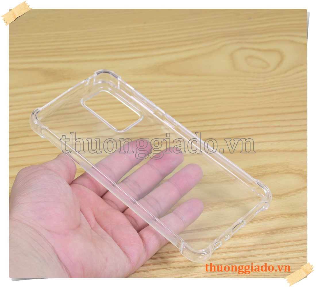 Ốp lưng silicone Samsung Galaxy A52, ốp dẻo trong suốt, chống sốc 4 góc