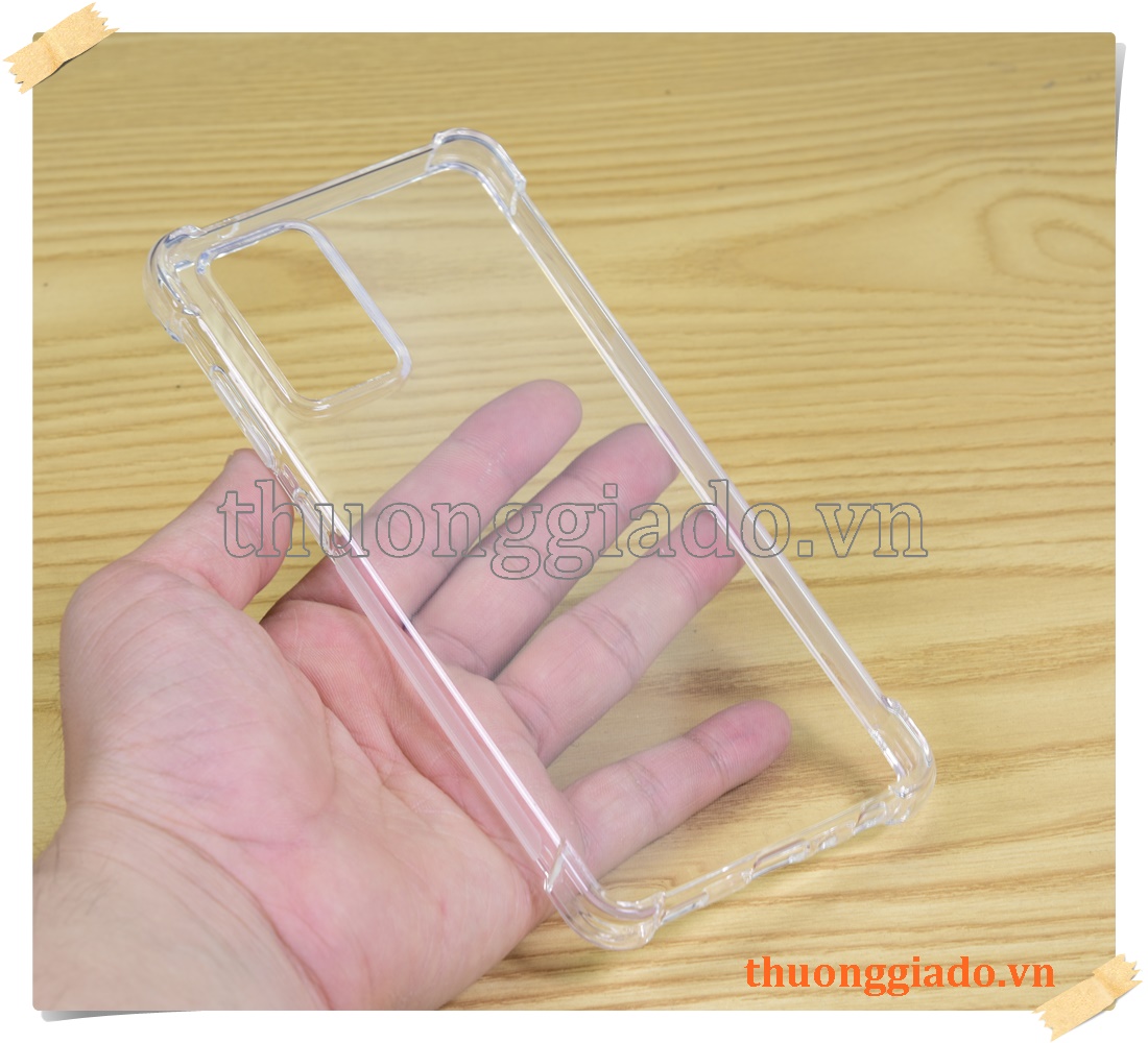 Ốp lưng silicone Samsung Galaxy A72 (5G), ốp đẻo trong suốt, chống sốc 4 góc
