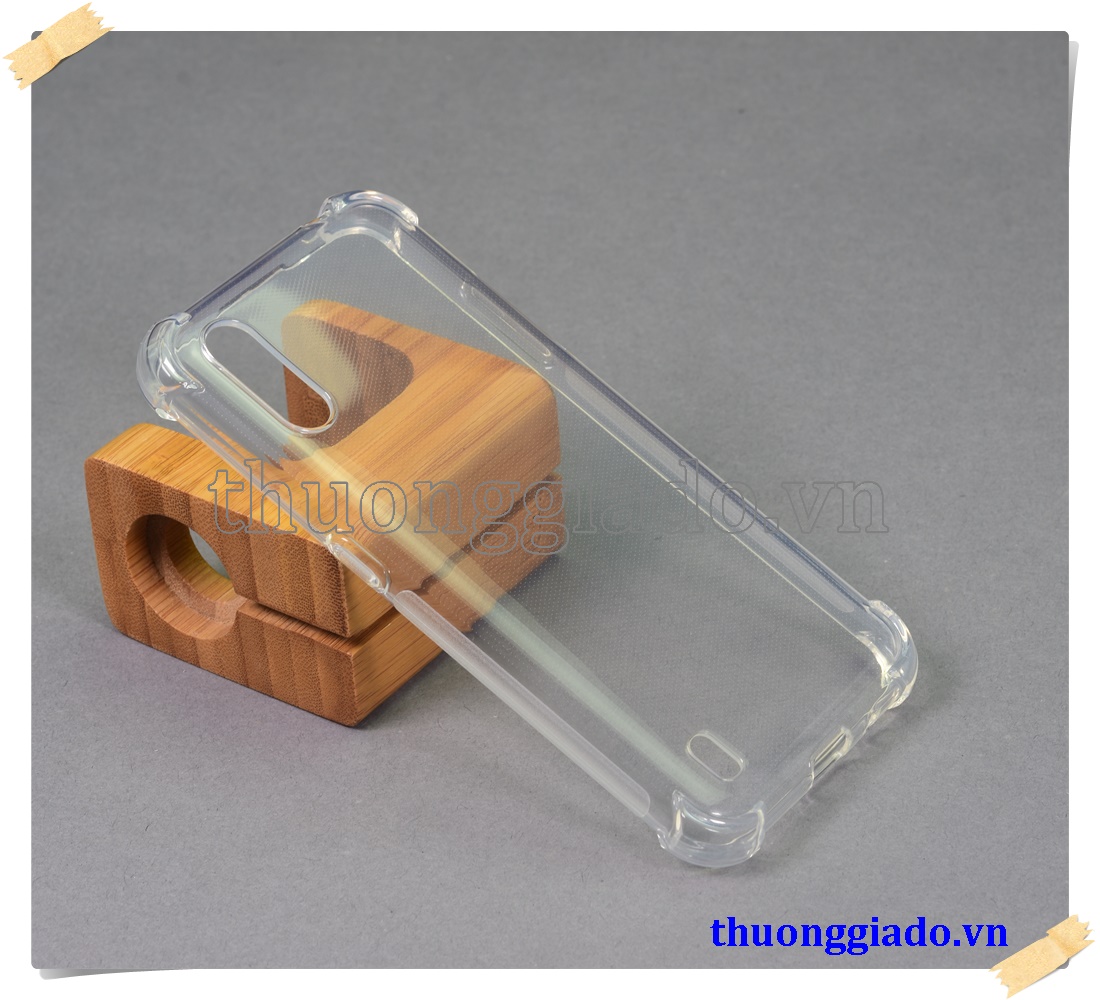 Ốp lưng silicone Samsung Galaxy M01, ốp dẻo trong suốt chống sốc 4 góc