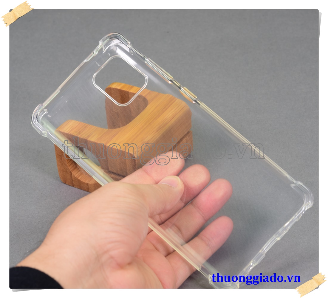 Samsung Galaxy Note 10 Lite - Ốp lưng silicone, ốp dẻo trong suốt chống sốc 4 góc