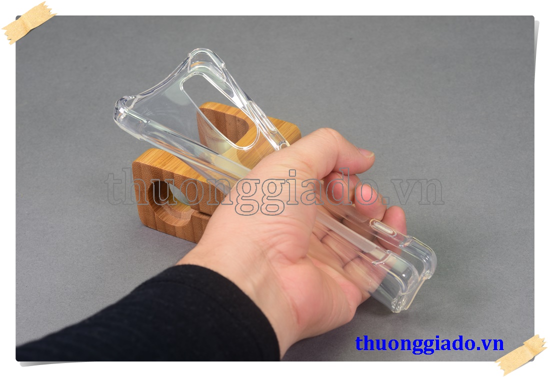 Ốp lưng silicone Sony Xperia 1 II, ốp dẻo trong suốt chống sốc 4 góc