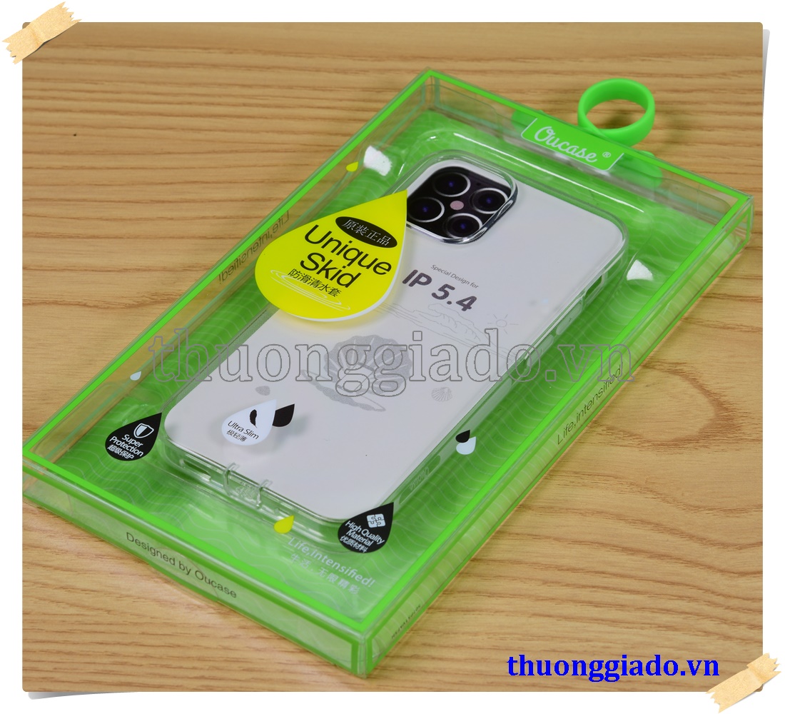 Ốp lưng silicone trong suốt Vu Case cho iPhone 12 Mini