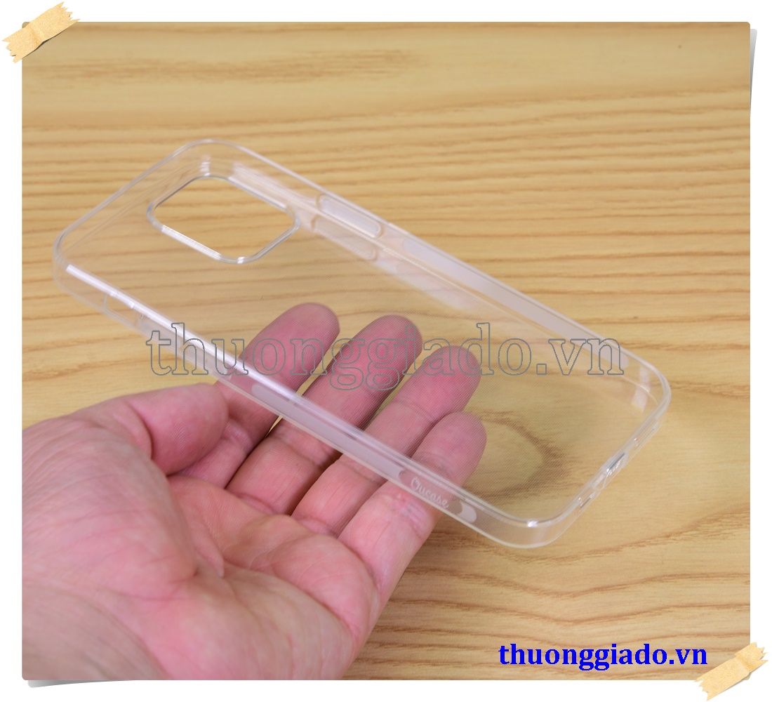 Ốp lưng silicone trong suốt Vu Case cho iPhone 12 Pro (6.1 inch)